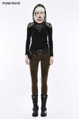 Personality Punk Accessory Removable Belt With Vertical Bag