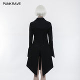 Figuring Style Gothic Shirt Long Blouse With Bat Wing Collar