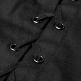 Figuring Style Gothic Shirt Long Blouse With Bat Wing Collar