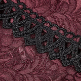 Gorgeous Jacquard Fabric Gothic Coat For Women