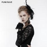 Mesh Fabric Punk Accessory Lace Steampunk Glove