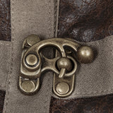 Handsome Elastic Crack Leather Punk Shirt For Women