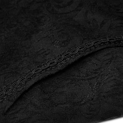 Retro Jacquard Gothic Pants High Waist Trousers