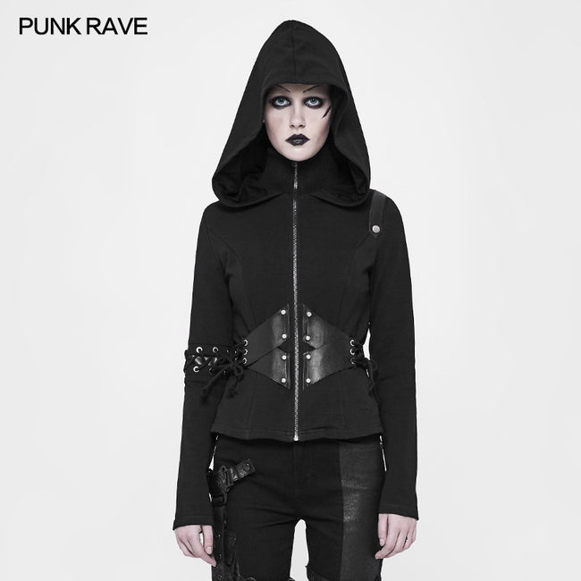 Witch Short Hooded Cardigan Punk Sweater Coat– Punkravestore