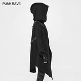 Witch Cardigan Sweater Punk Coat With Hood