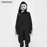 Witch Cardigan Sweater Punk Coat With Hood