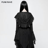 Gothic Decadent Short Coat Lace Mesh Shrug Bolero