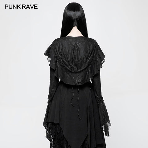 Gothic Decadent Short Coat Lace Mesh Shrug Bolero