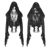 Gothic Decadent Short Coat Lace Mesh Shrug Bolero