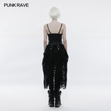 Steampunk Adjustable Four-Button Design Lace Dress For Women
