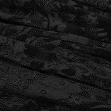 Steampunk Adjustable Four-Button Design Lace Dress For Women