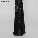 Retro Jacquard Embroidery Mens Gothic Skirt