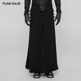 Retro Jacquard Embroidery Mens Gothic Skirt