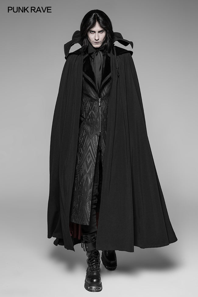 Gothic Vampire Count Nightcrawler Long Cloak
