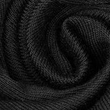 Asymmetrical Black Harness Design Knit Punk Dress