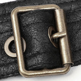 Steampunk Embossed Leather Collar And Shoulder Harness Accessories For Women