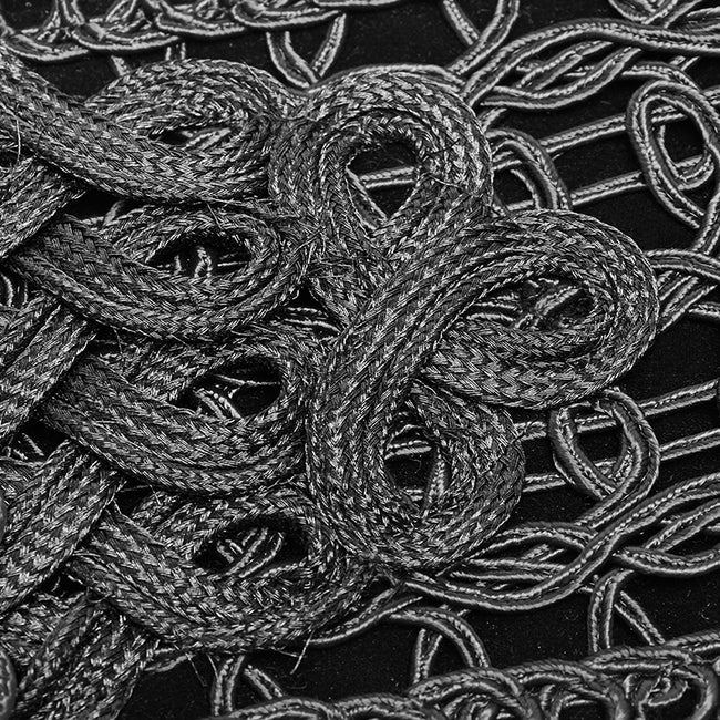 Men's Vintage Velvet Gothic Girdle Disa Floret Waist Corset Belt