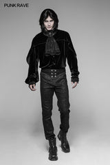 Dracula Dark Gorgeous Vintage Velvet Gothic Shirt