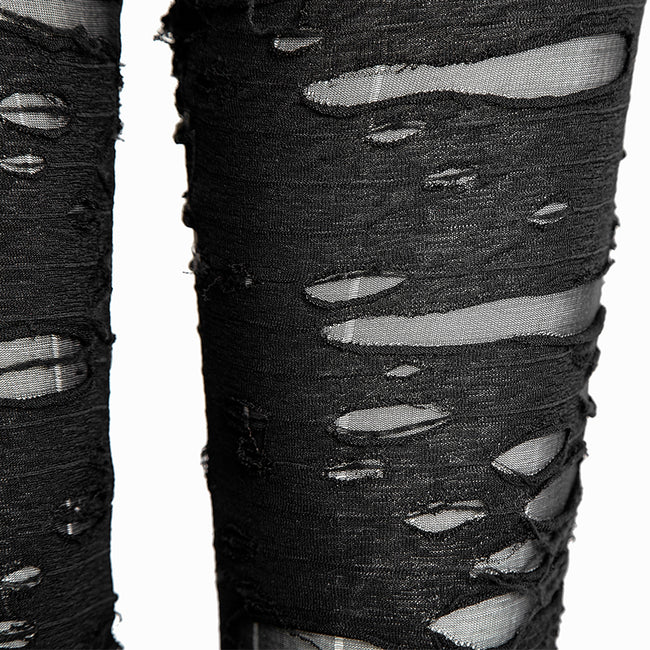 Hot Sale Broken Mesh Gothic Pants/leggings For Women