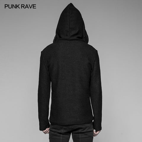 Dark Evil Dragon Pullover Mosaic Punk Hoodies For Men
