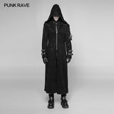 Diablo Assassin Killer Dark Punk Hooded Long Coat Jacket For Men