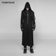 Diablo Assassin Killer Dark Punk Hooded Long Coat Jacket For Men