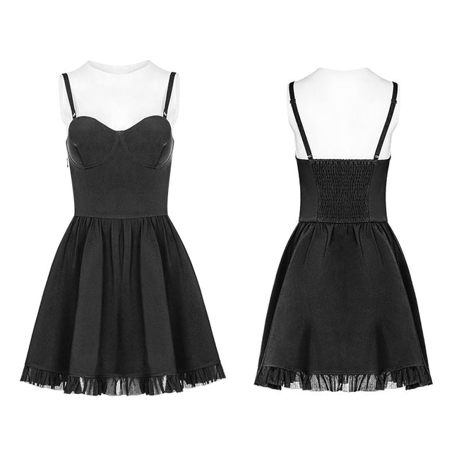 Lovely Strap Ruffle Lace Tube Dress With Smocking Back Design Punkravestore Lovely Strap Ruffle Lace Tube Dress With Smocking Back Design Punkravestore