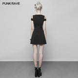 Women's Knitted Front Tie Rope Design Mesh Stitching Strapless Dress
