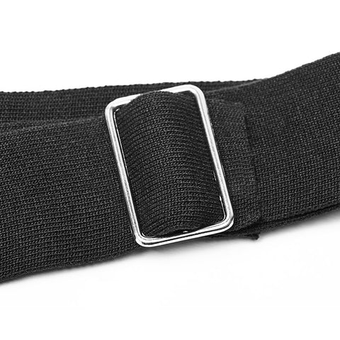 Women's Round Collar Punk Sweater Top With Personality Belt