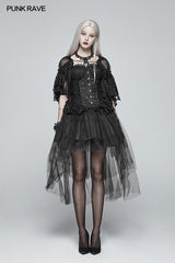 Lolita Transparent Lace Small Cloak With Hood