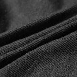 Black Twill Weave Punk Girdle Half Skirt