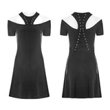 Punk Rave Corn Tie Rope Knitted Dress