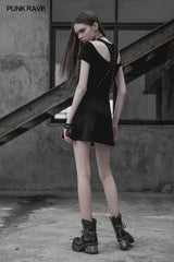Punk Rave Corn Tie Rope Knitted Dress