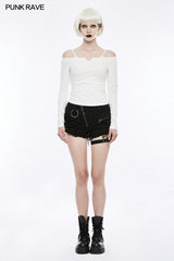 T Tie The Rope Strapless Long Sleeve Bottoming Shirts