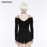 T Tie The Rope Strapless Long Sleeve Bottoming Shirts