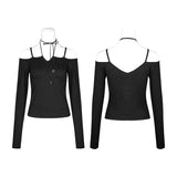 T Tie The Rope Strapless Long Sleeve Bottoming Shirts