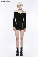 T Tie The Rope Strapless Long Sleeve Bottoming Shirts