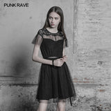 The Black Swan Fairy Lace Mesh Dress