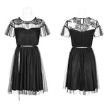 The Black Swan Fairy Lace Mesh Dress