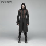 Steampunk Mens Mid-length Coat