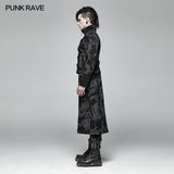 Punk Mens Dragon Totem Detachable Coat