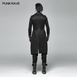 Steampunk The Rope Long Zipper Vest