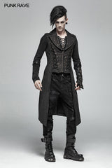 Steampunk The Rope Long Zipper Vest