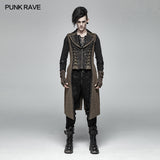 Steampunk The Rope Long Zipper Vest