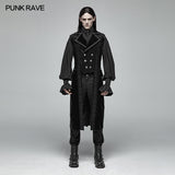 Victoria Gorgeous Dark-textured Gothic Long Vest