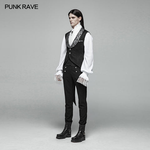 Gothic V-neck Swallow Tail Vest