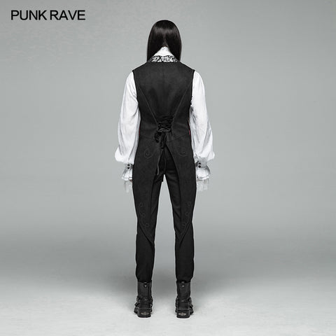 Gothic V-neck Swallow Tail Vest