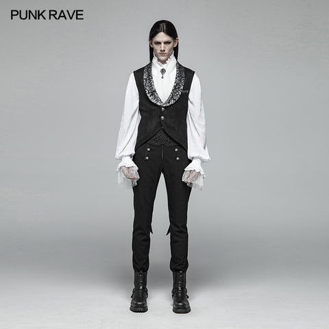 Gothic V-neck Swallow Tail Vest