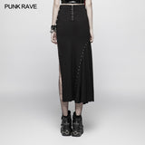 Punk Sexy Slim Fit Split Half Skirt