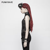 Punk WOMENS HIGH-NECK Warrior Vest